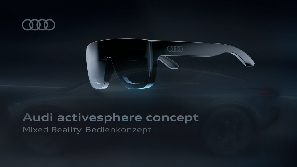 AUDI präsentiert das Mixed Reality-Bedienkonzept zum activesphere concept