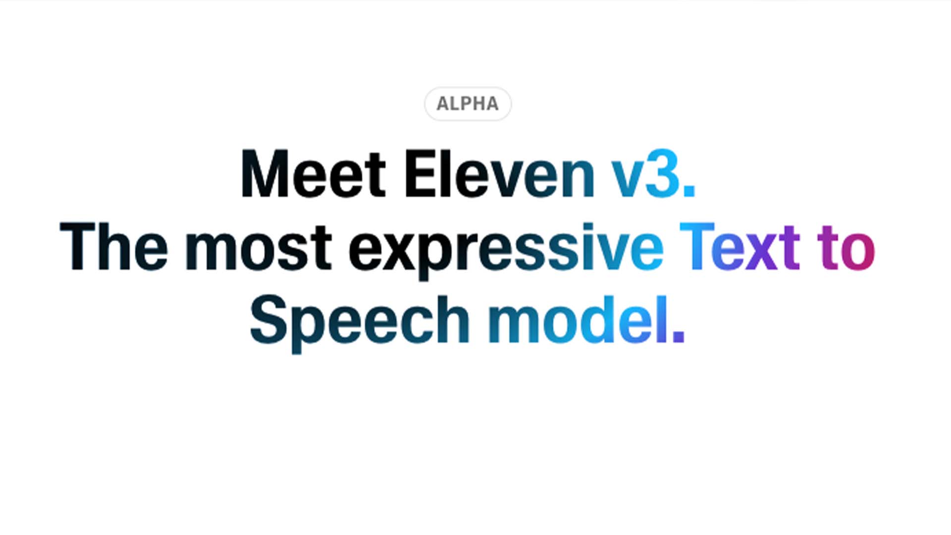 ElevenLabs releases version 3 of its TTS engine