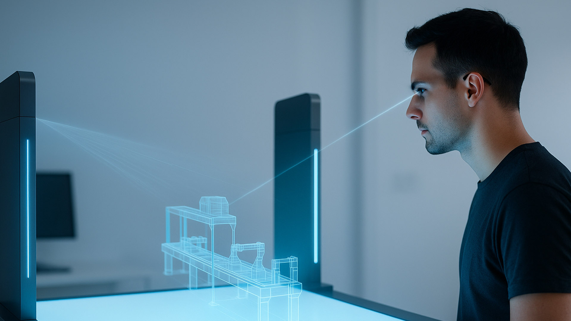 Eye-tracking–based real-time projection at the Hologram Table