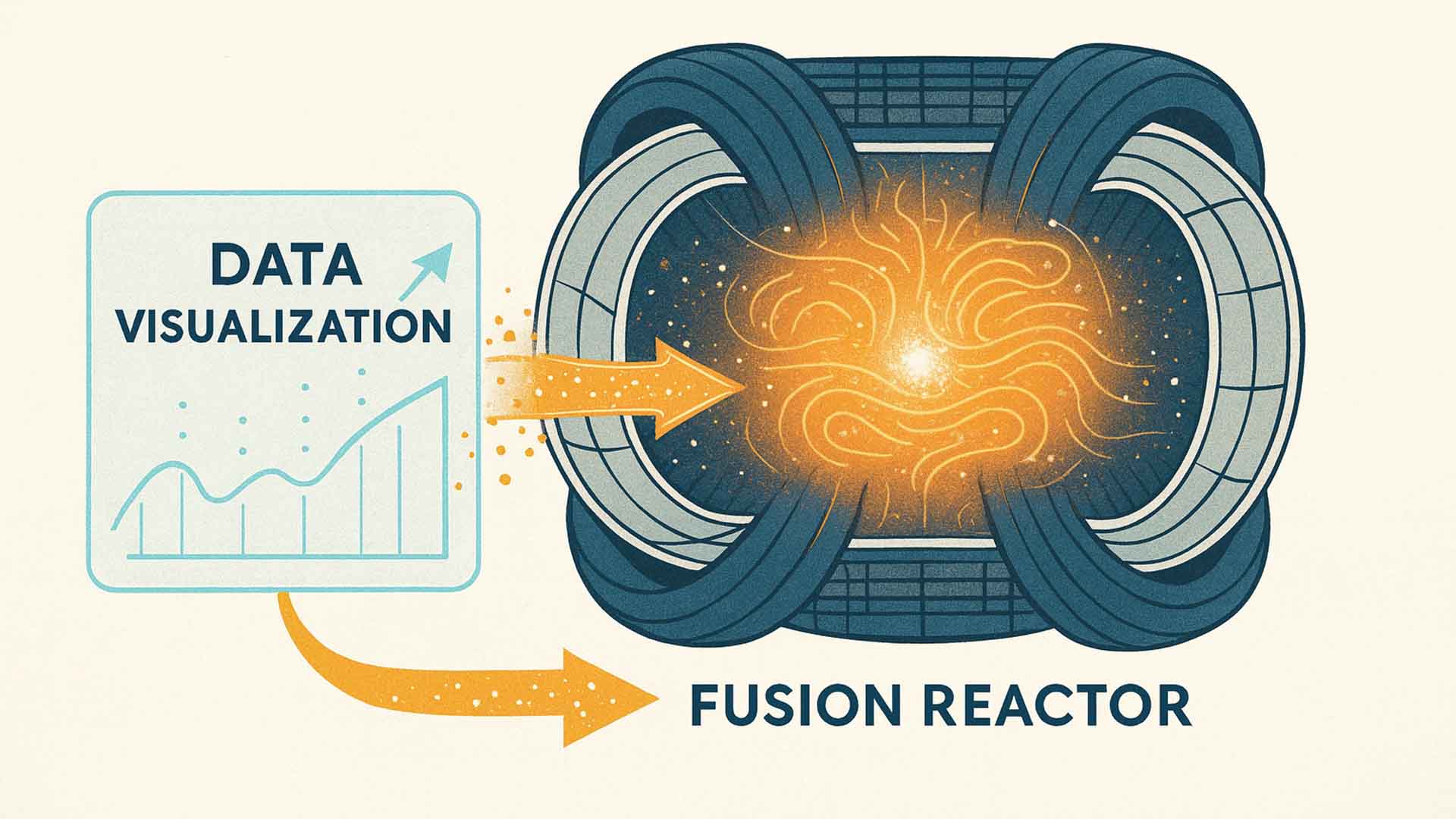 Visualisierung der Datenflüsse im Fusionsreaktor