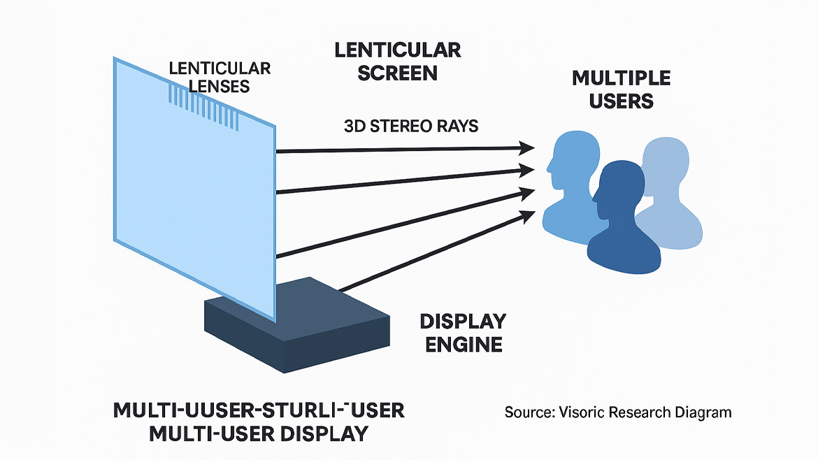 Diagramm zur Multi-User-Stereoskopie