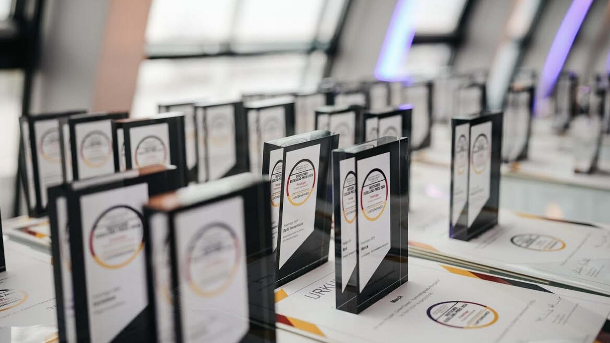 Impressions of the ceremony for the German Excellence Award 2024.