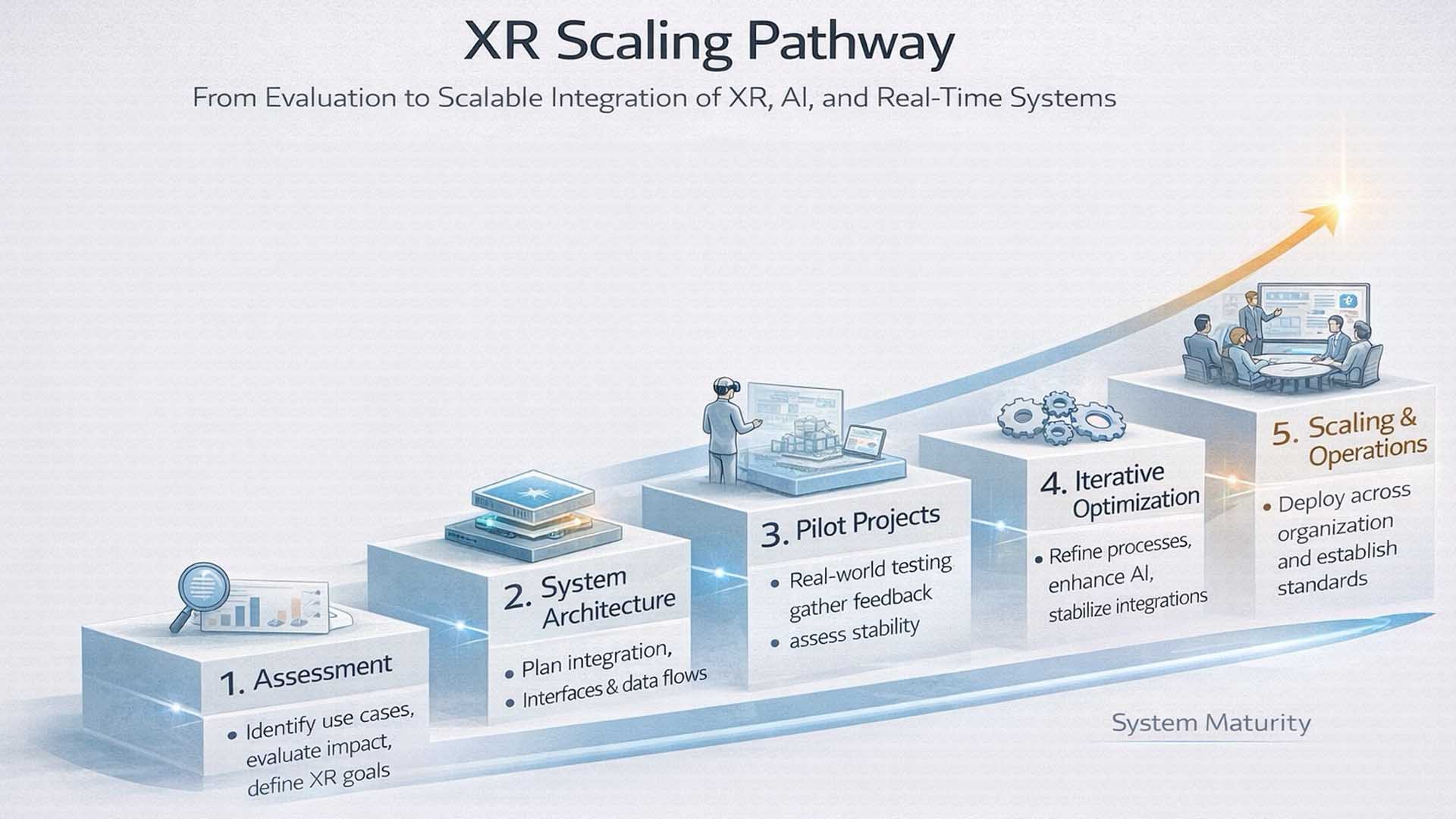 XR Implementation Pathway from Pilot to Scalable System