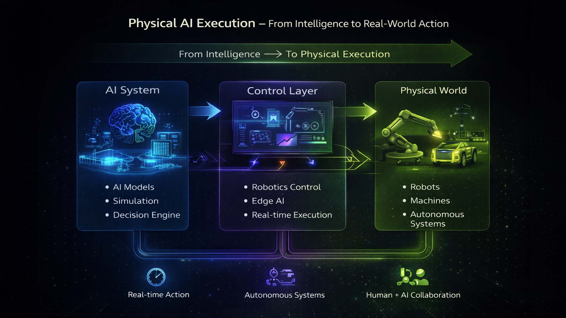 Physical AI Execution und der Übergang von digitaler Intelligenz zu realer Handlung