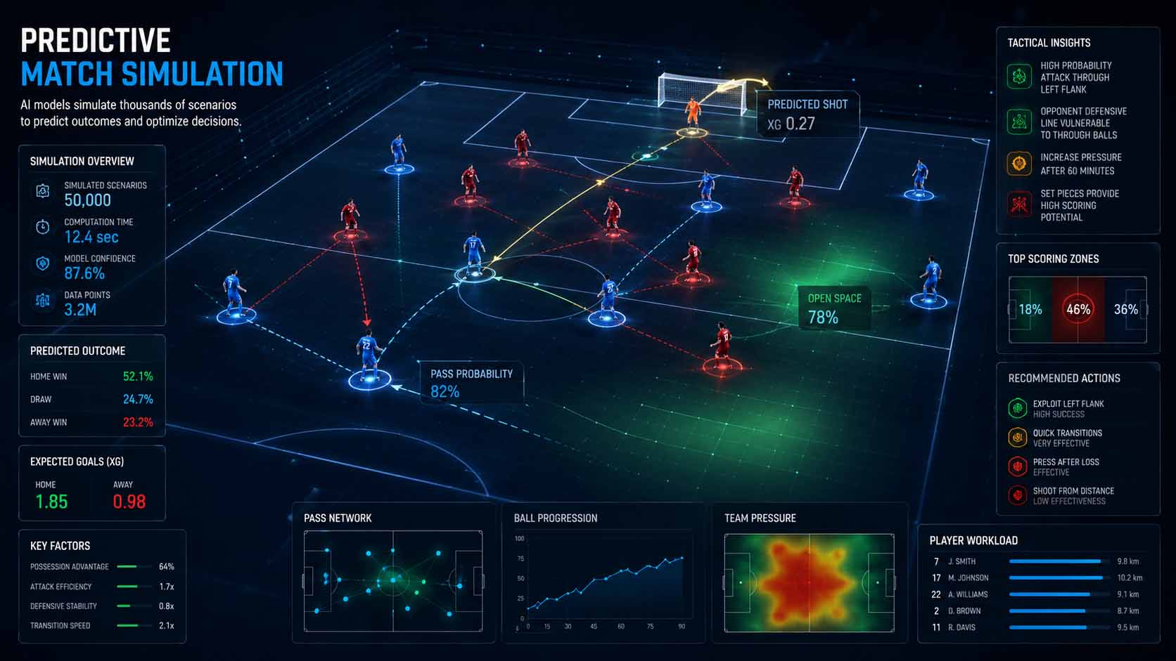 KI Simulation zukünftiger Spielsituationen