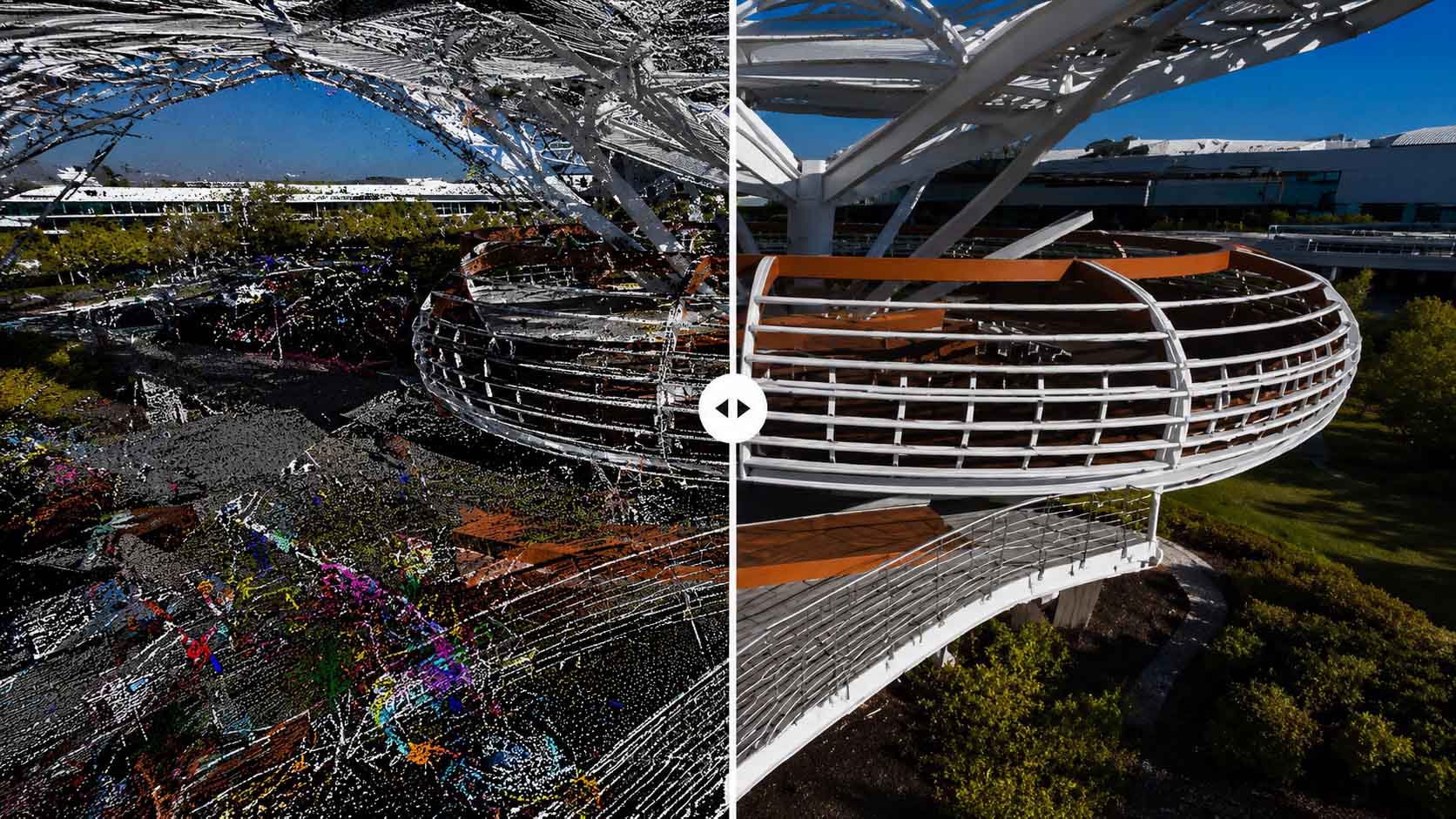 AI automatically completes missing areas in 3D scans