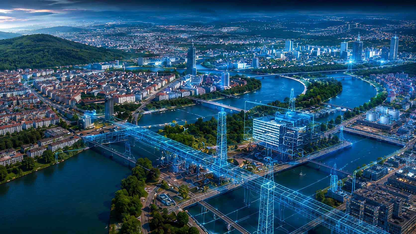 Digital twins from the factory to the smart city