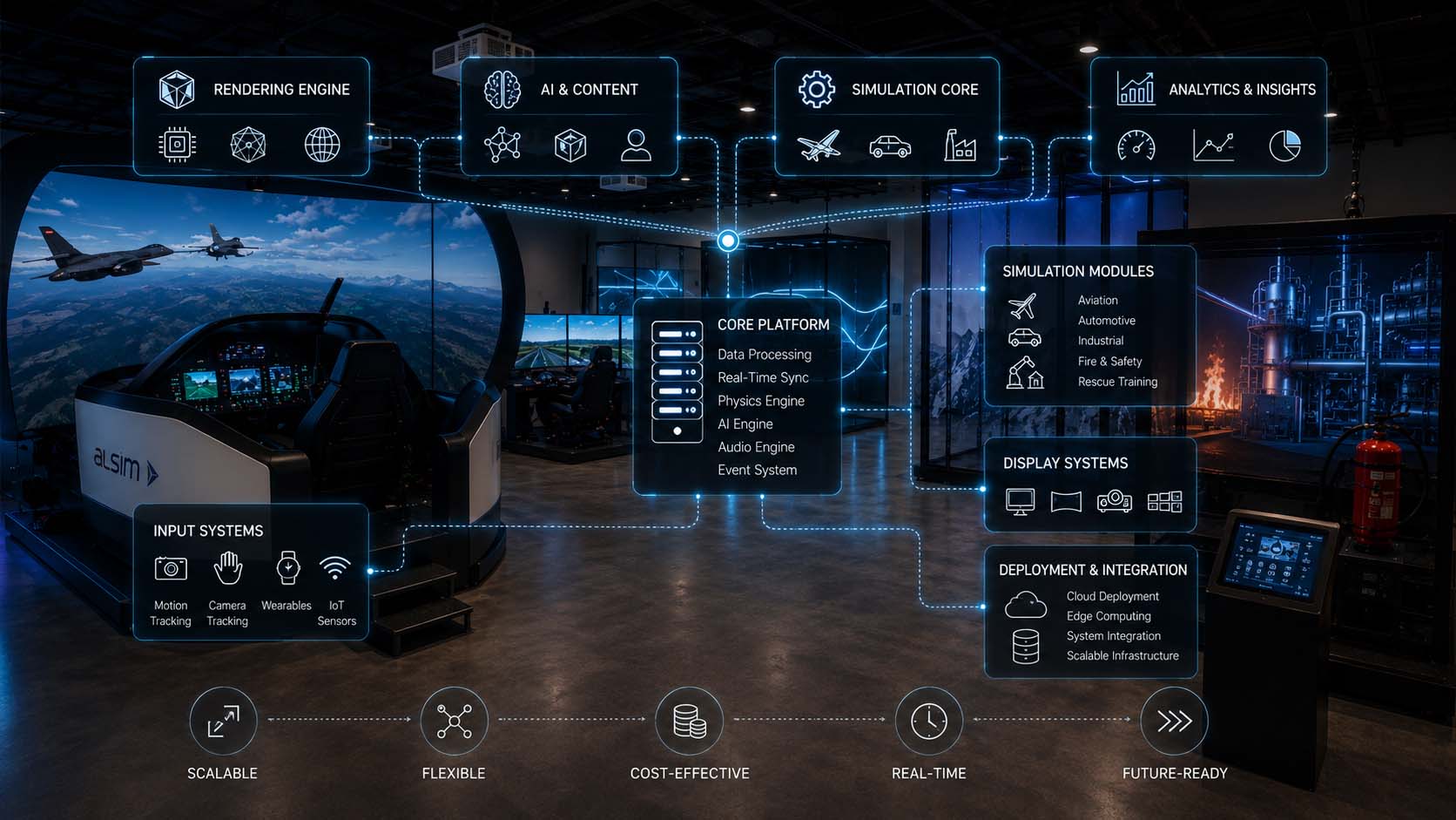 Moderne XR Simulationsplattform für Industrie, Bildung und Sicherheitstraining
