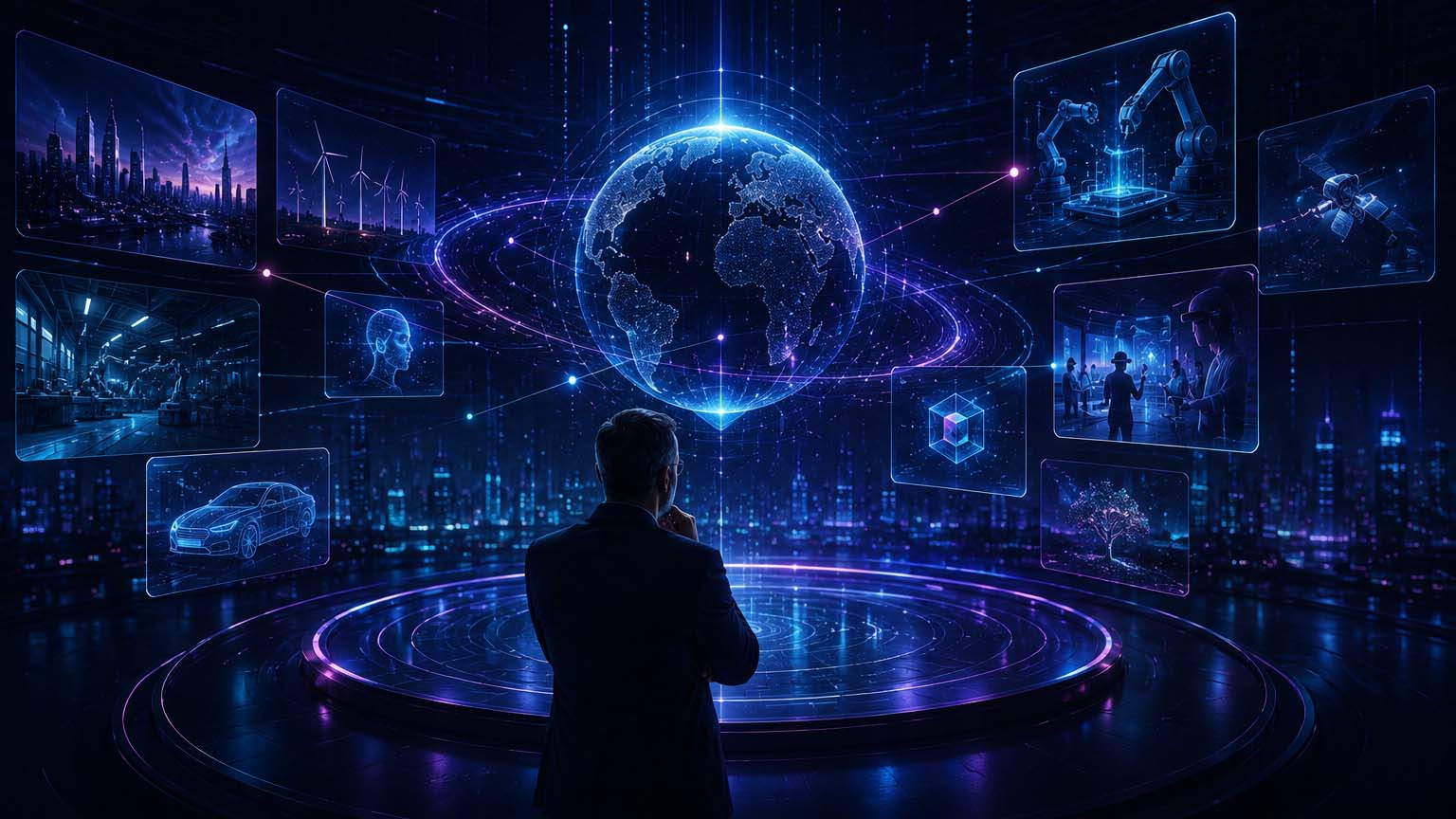 Digitale Kommunikation verbindet Industrie, Energie, Mobilität, Bildung und Gesellschaft